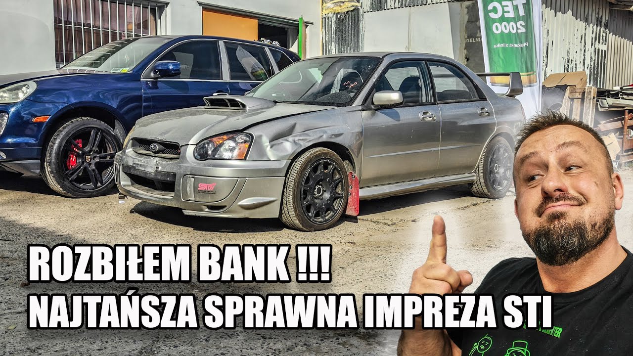 Udany zakup z USA Subaru Impreza STI Blobeye !!!
