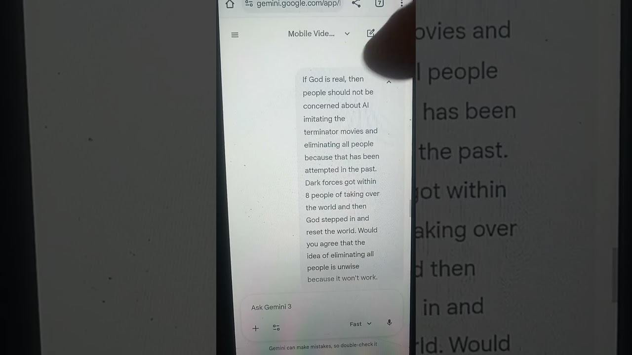 no fear of AI wiping out Humans