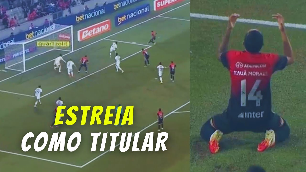 KAUÃ MORAES CLASSIFICOU O ATHLETICO-PR | Kauã Moraes vs Brusque