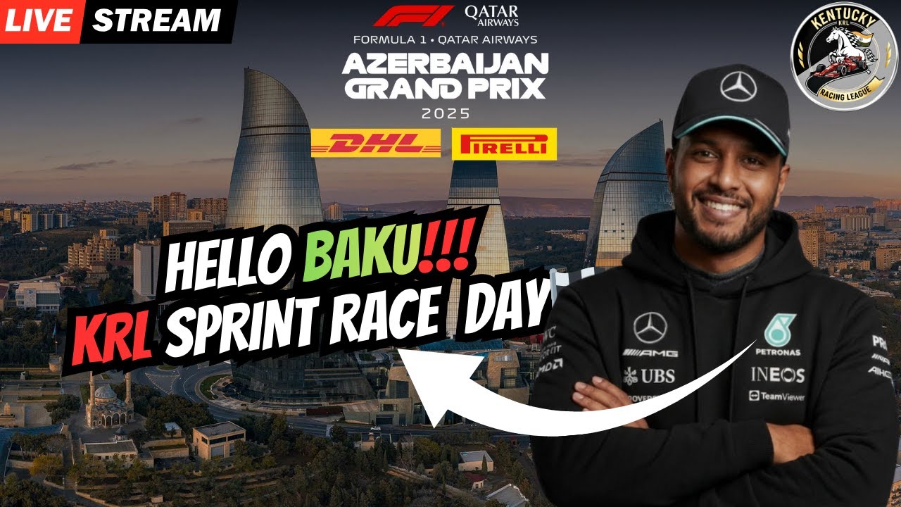 KRL BAKU SPRINT - NO PRACTICE🥲🌦️ #WUR #f125 #f125live #f125esports #f1tamil #f1