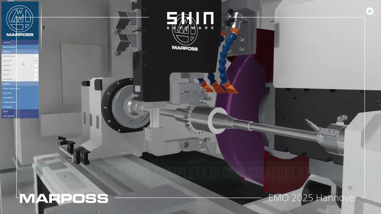 Marposs EMO Hannover  #digitaltwin #machine #configurator #fiere #simulation #stand