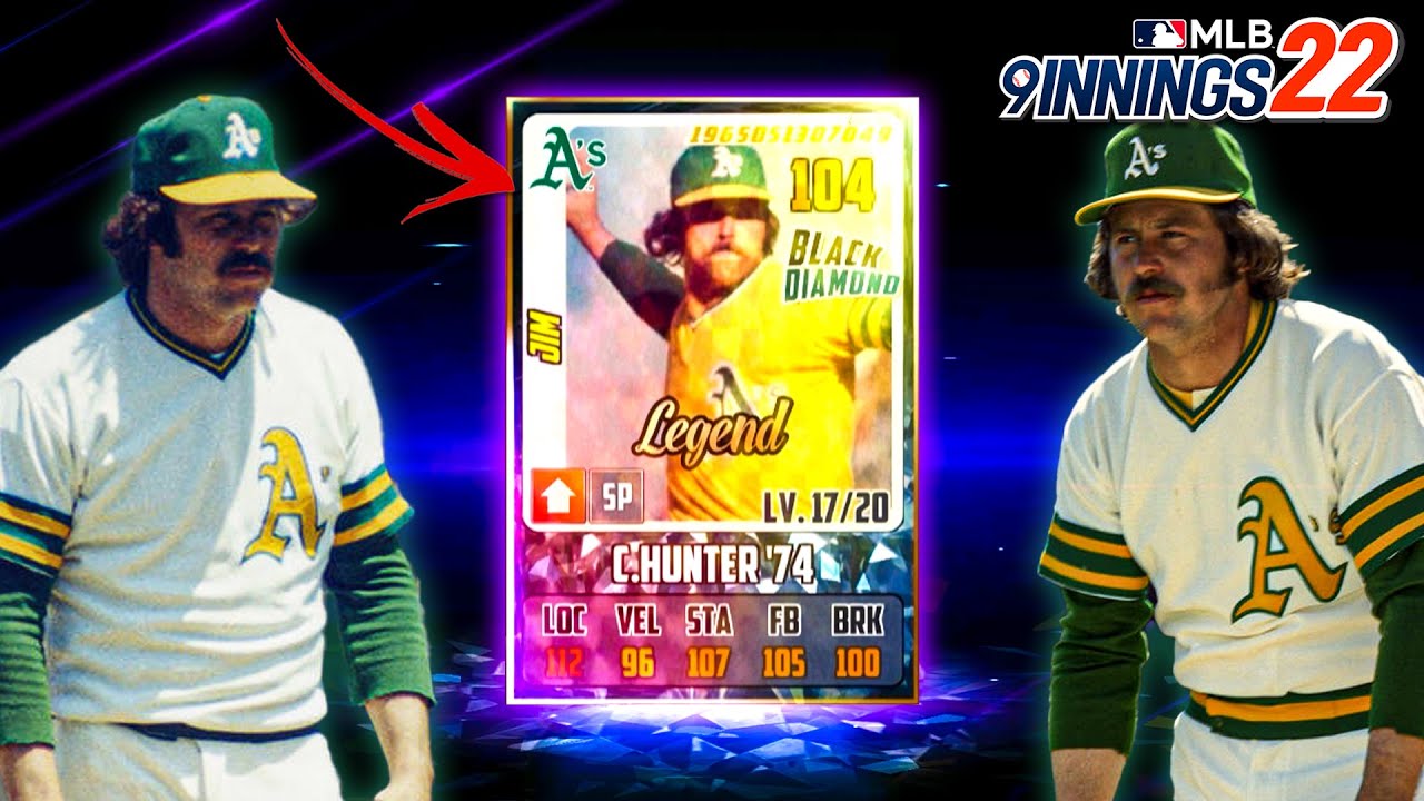 NEW BLACK DIAMOND LEGEND CATFISH HUNTER! - MLB 9 Innings 22