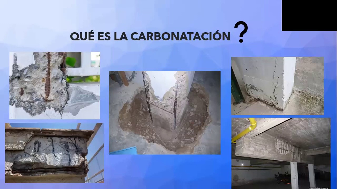 Fenómeno de la carbonatación en el hormigón