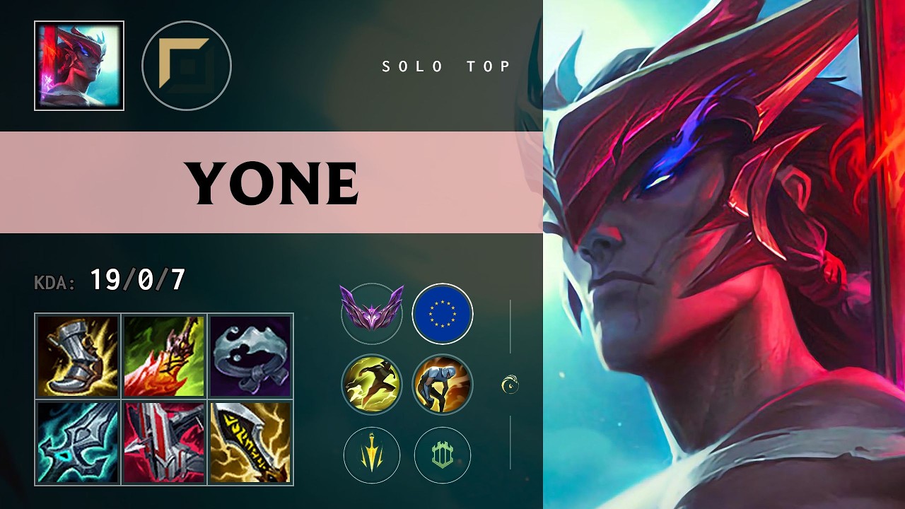 Yone Top vs Renekton (Oscarinin) - EUW Master Patch 26.13