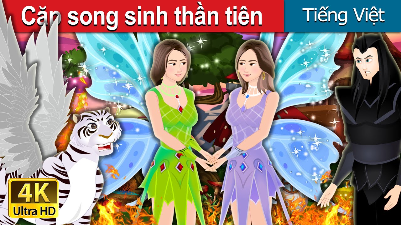 Cặp song sinh thần ti&ecirc;n | The Fairy Twins in Vietnamese | Truyện cổ t&iacute;ch việt nam