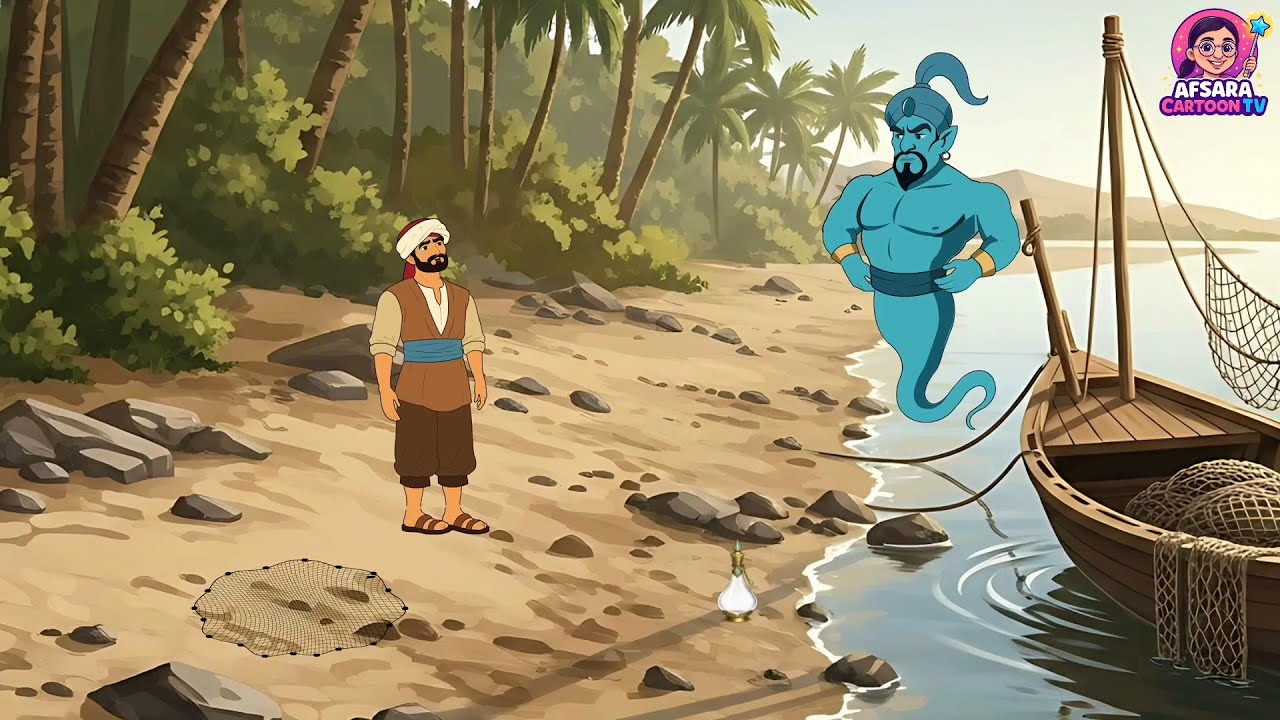 चतुर मछवारा, खौफनाक जिन और शापित शहज़ादा | HINDI KAHANIYA | HINDI STORIES | CARTOON STORY 2026