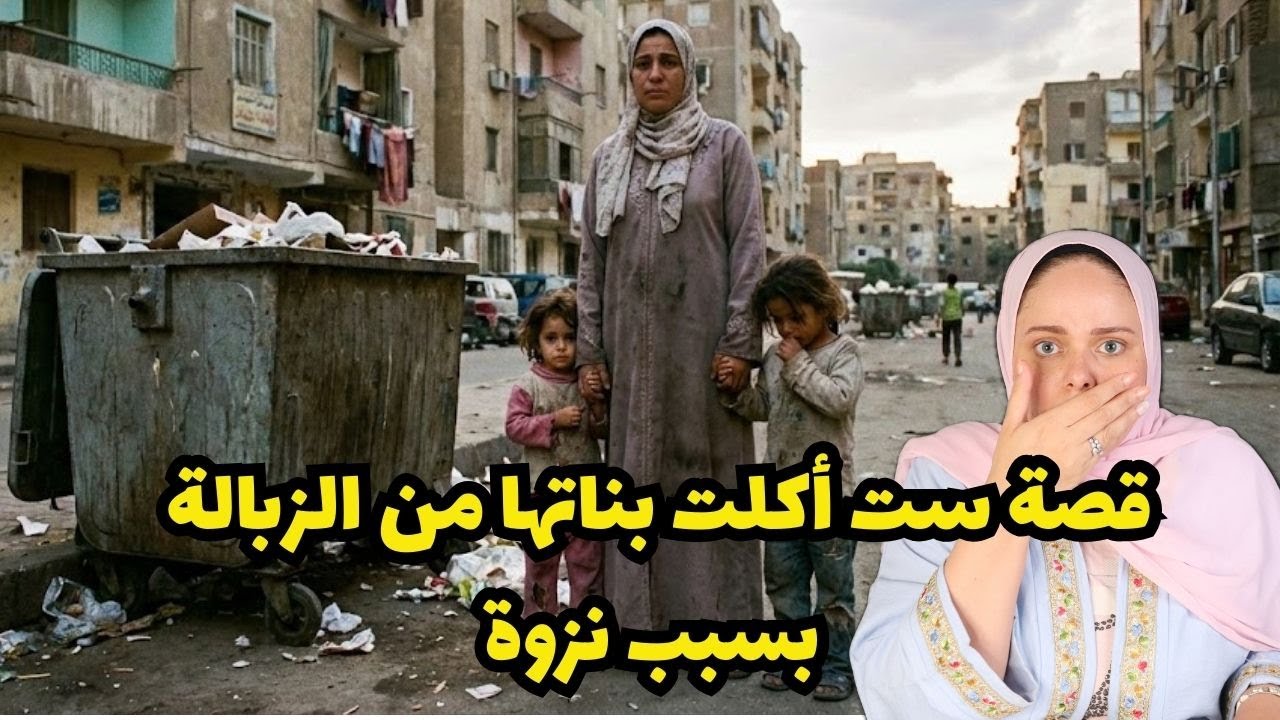 من فيلا للنوم في الشارع و مرض حلدي احتار فيه الدكاتره.. قصة ست أكلت بناتها من الزبالة بسبب نزوة