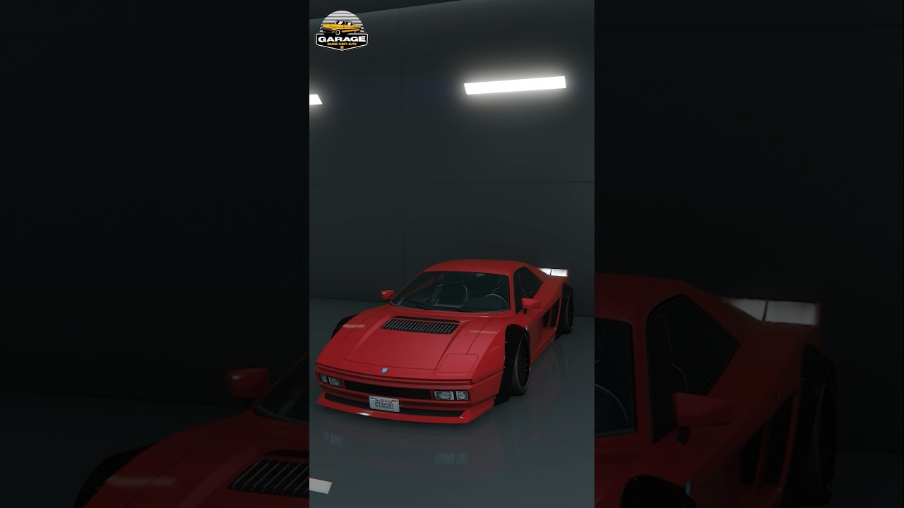 Grotti LSCM Cheetah Classic Customization (Ferrari Testarossa) - GTA 5 Online #shorts