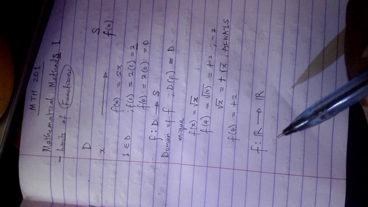 MTH 201: Limits of Functions 2