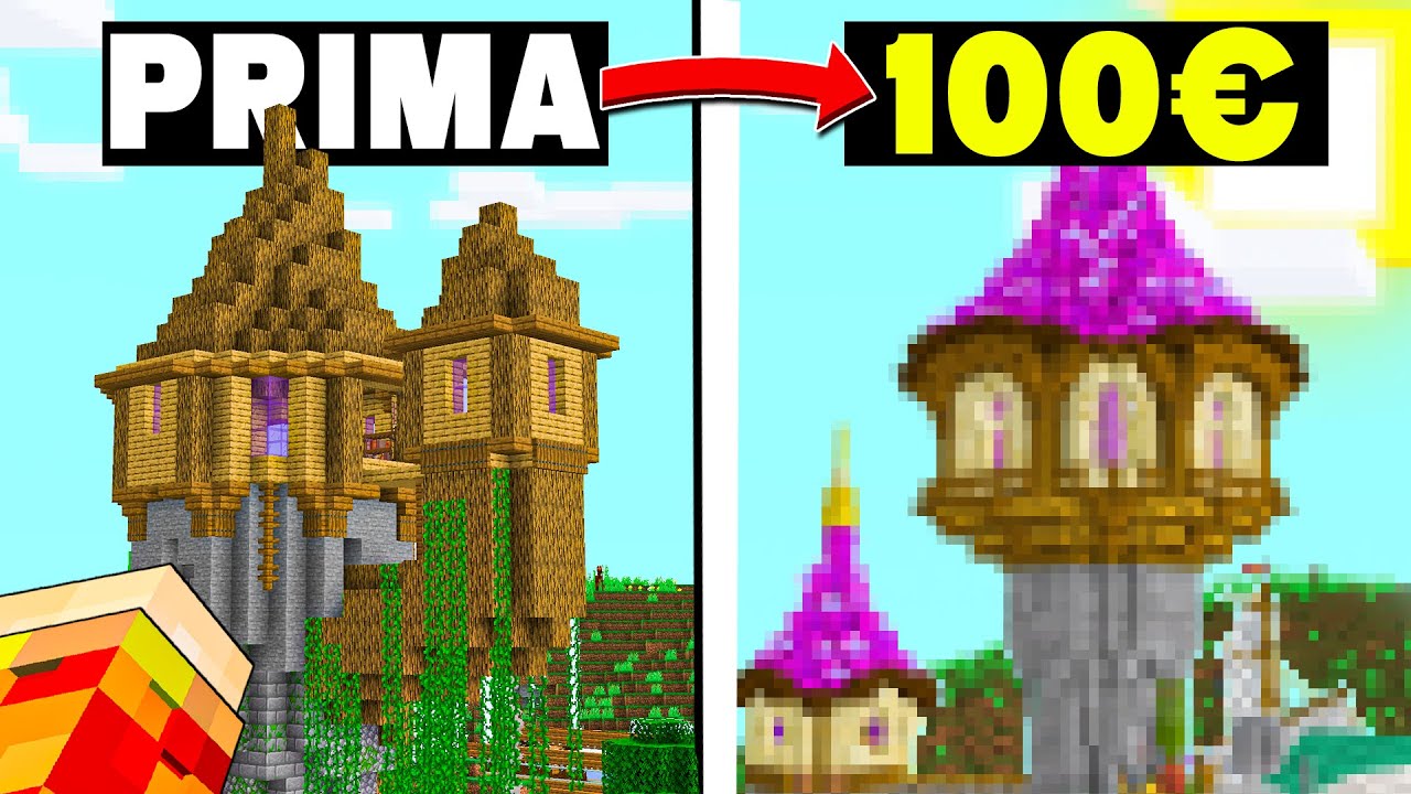 HO SPESO 100 EURO per MIGLIORARE la VITA IN CITTA SU MINECRAFT!