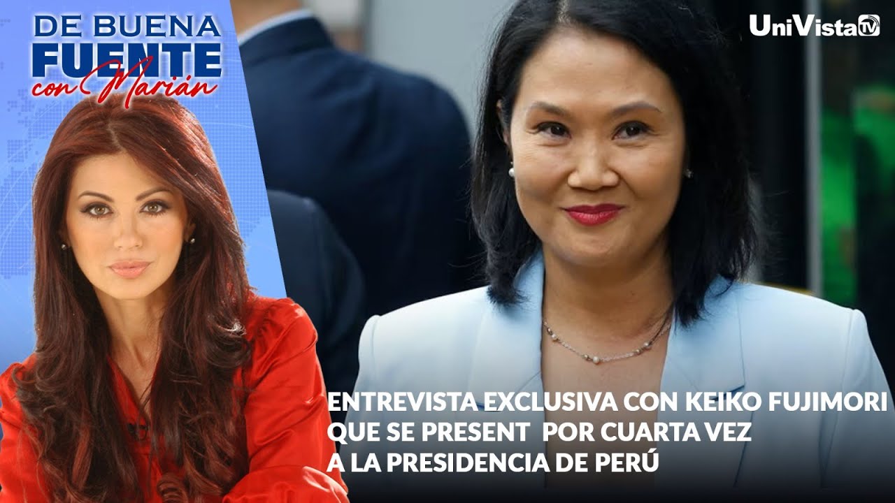 ENTREVISTA EXCLUSIVA con   Keiko Fujimori que se present  por cuarta vez a la presidencia de Perú