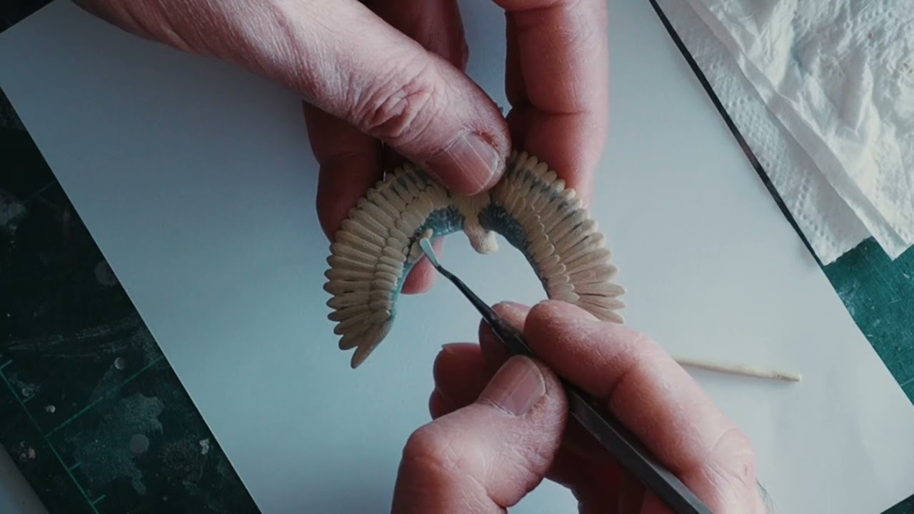 The process of making an eagle mold, which was then used to create ROMAN AQUILA in 1/6 scale.