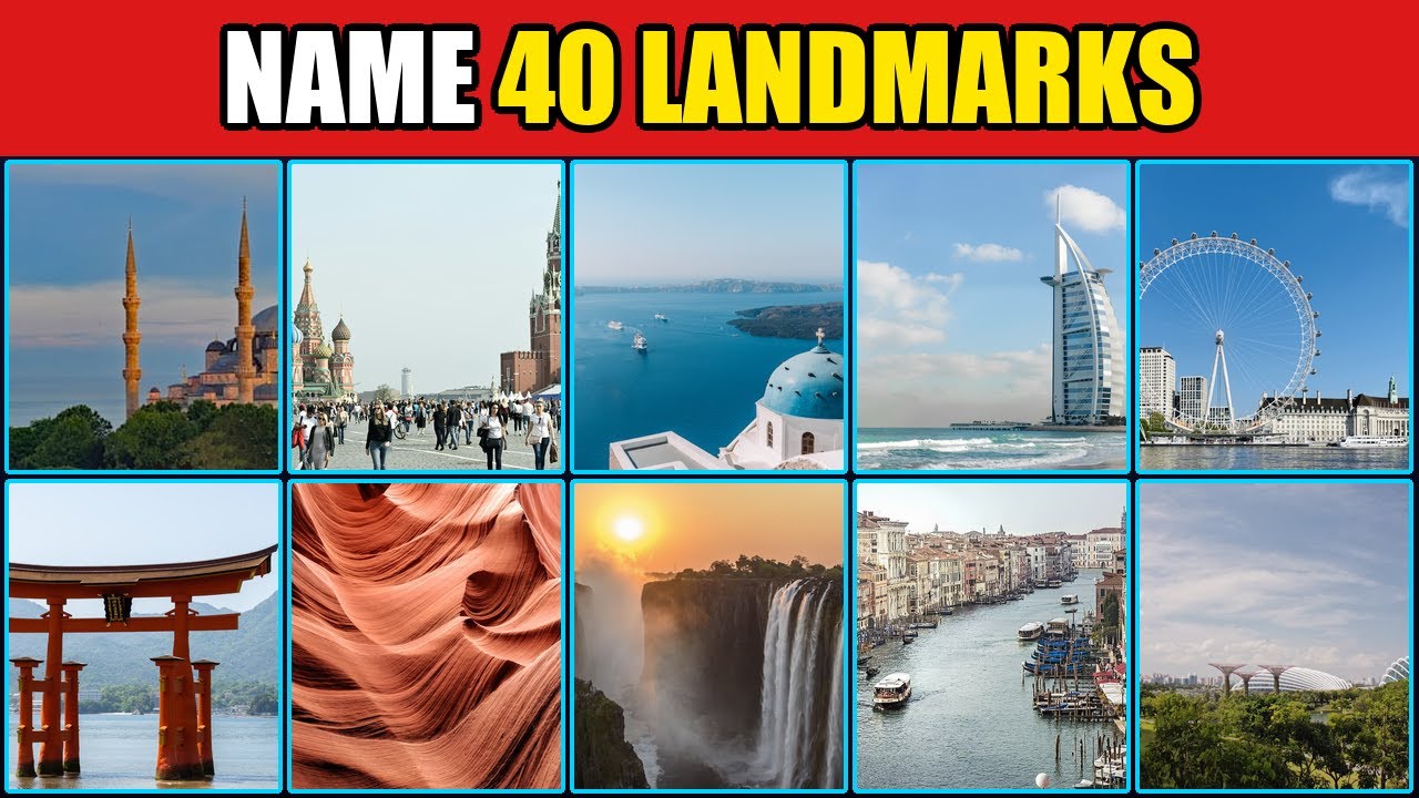 Can You Name These 40 Famous Landmarks? 🌍 Travel Quiz