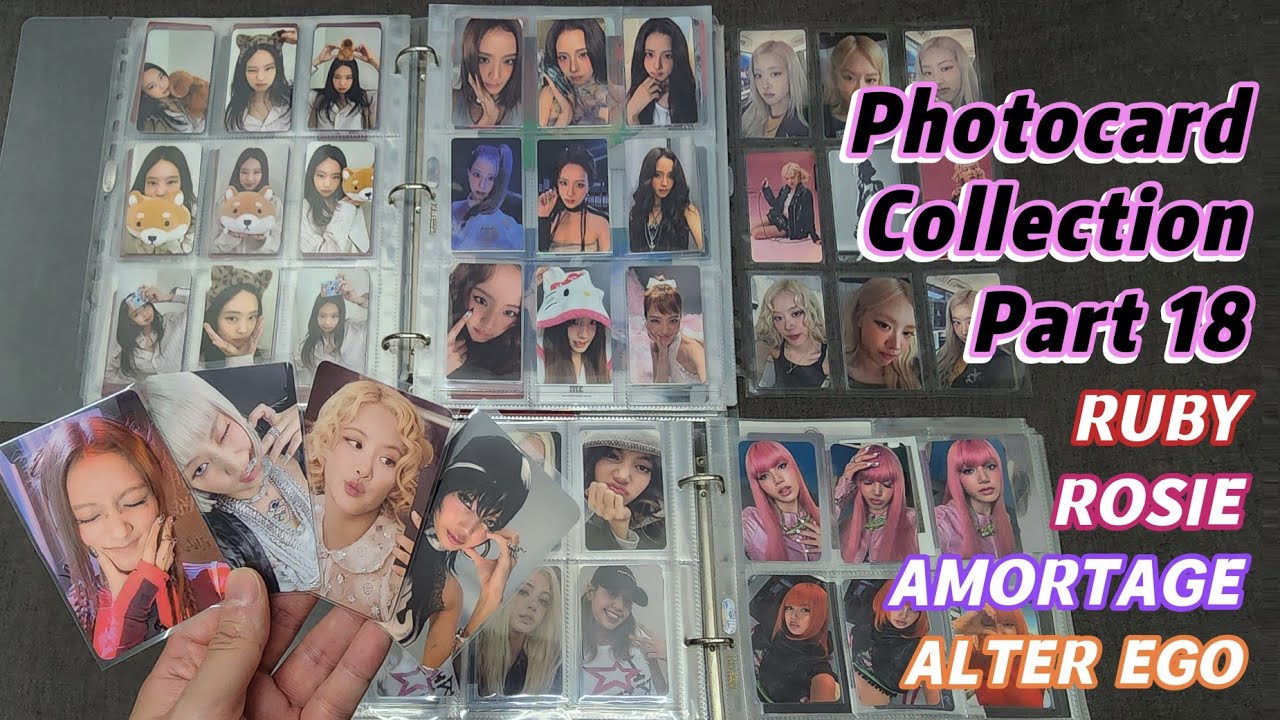[Photocard] BLACKPINK Photocard Collection (Part 18) Update Rosie + Amortage + Alter Ego + Ruby PCs