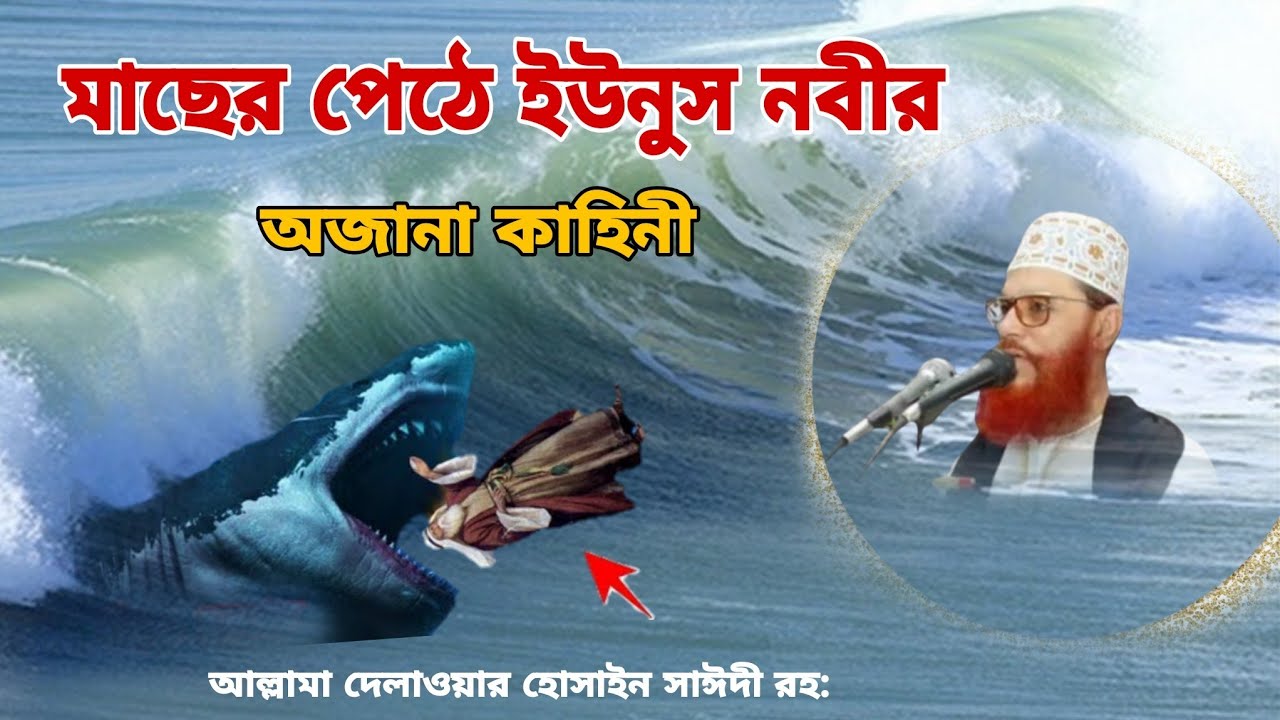 মাছের পেঠে ইউনুস নবীর অজানা কাহিনী | আল্লামা দেলাওয়ার হোসাইন সাঈদী রহ: