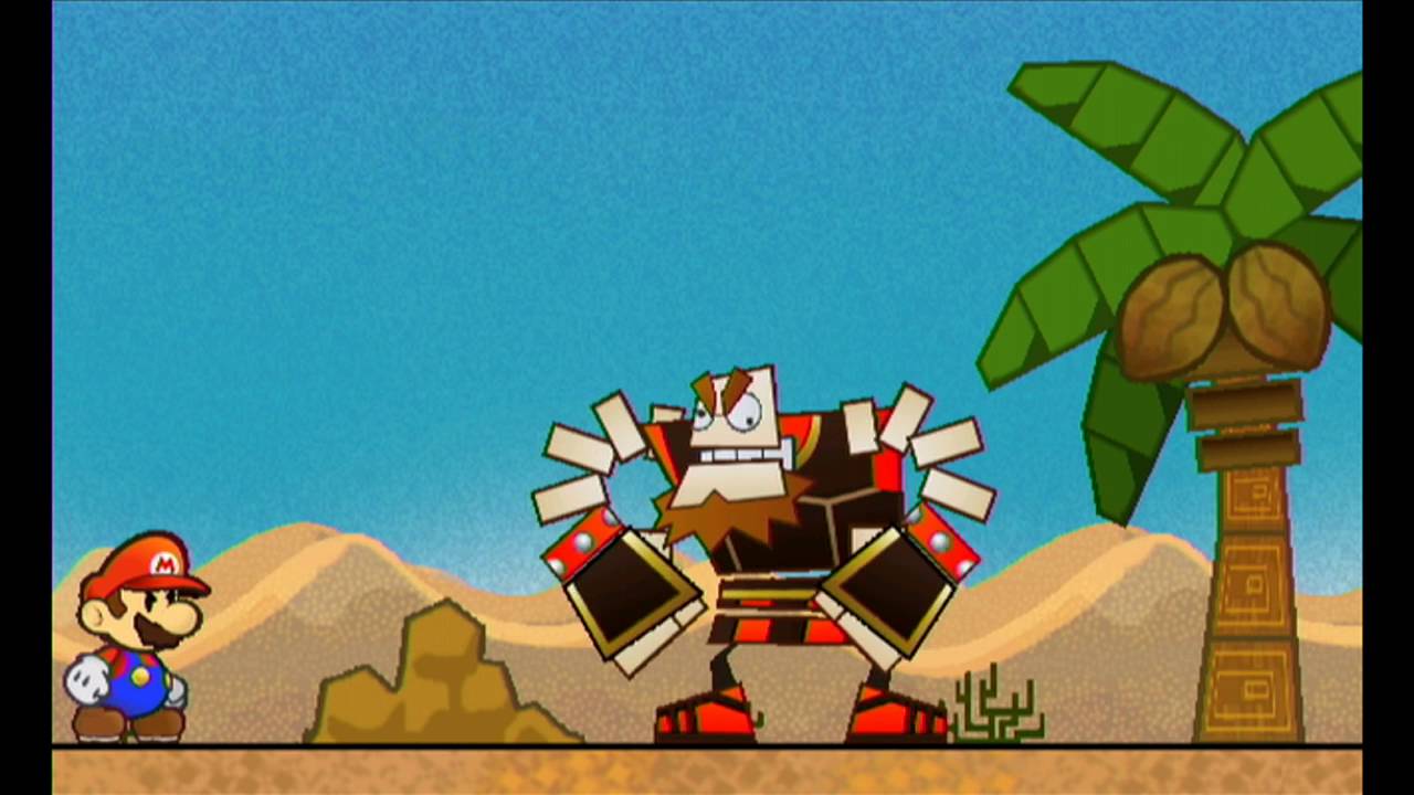 Super Paper Mario Boss 1 - O'Chunks