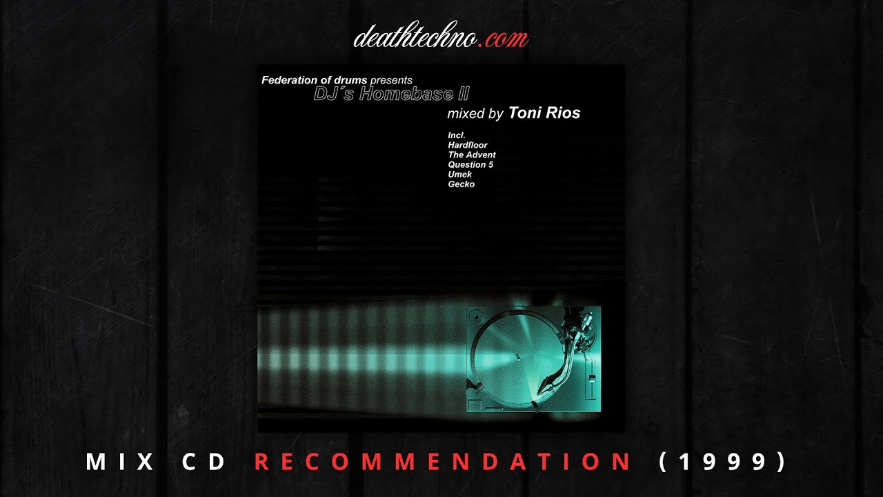 DT:Recommends | Federation of Drums - DJ's Homebase II - Toni Rios (1999) Mix CD
