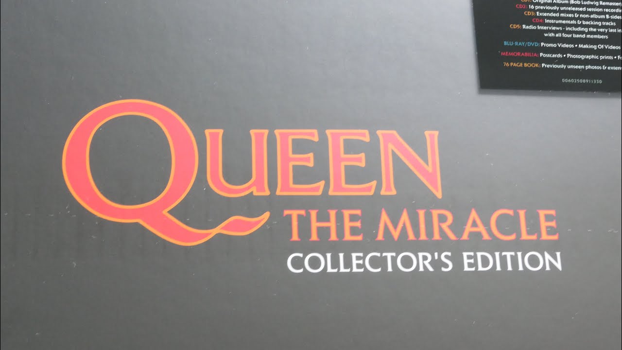 Queen - The Miracle | Коллекционное издание 2022 года: распаковка и обзор