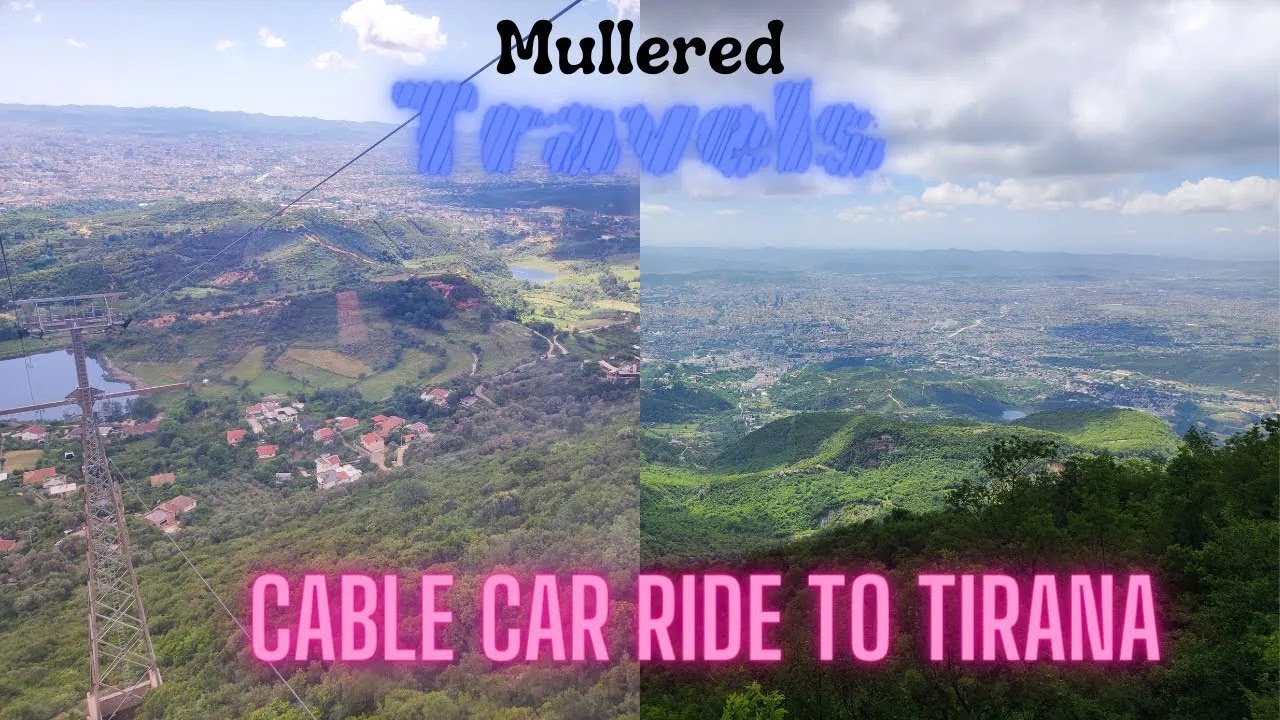 Dajti cable car descent