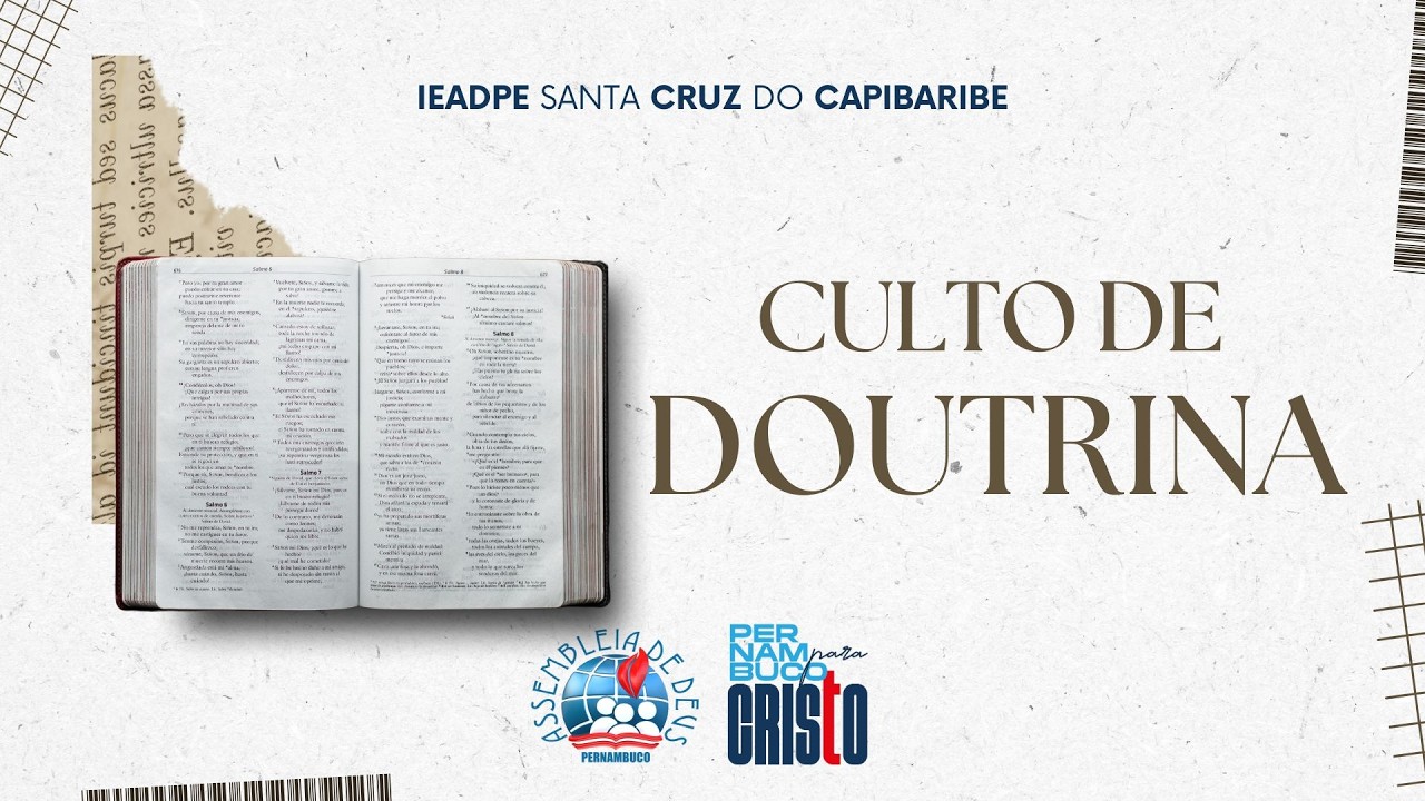 AO VIVO | CULTO DE DOUTRINA 24/02/2026 IEADPE SANTA CRUZ DO CAPIBARIBE
