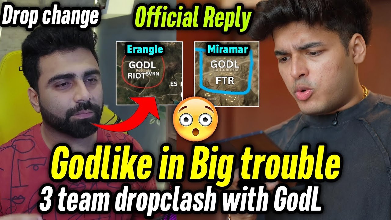 Godlike in big trouble 😳 3 teams challenge GodL for dropclash 😲 Manya change drop pochinki to School