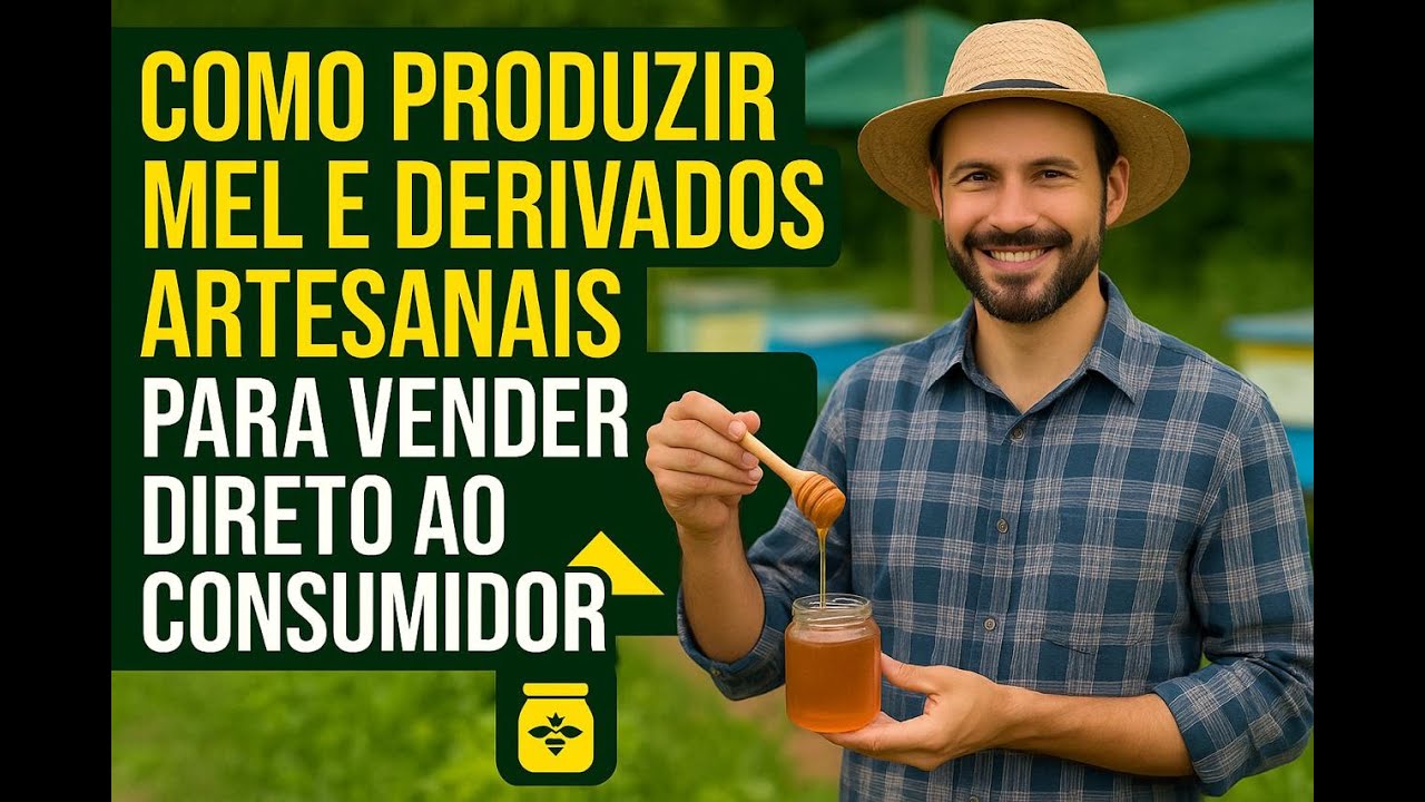 Como Produzir Mel Artesanal e Lucrar Vendendo Direto! 🍯🐝