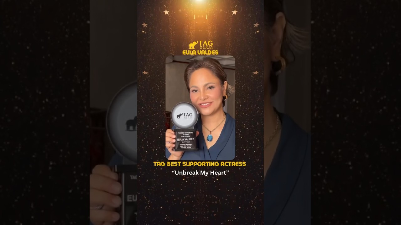 Eula Valdes, TAG Best Supporting Actress 2023 acceptance speech
