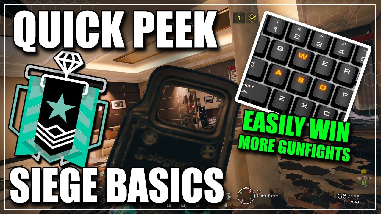 How To QUICK PEEK/LEAN - Siege Basics (Rainbow Six Siege)