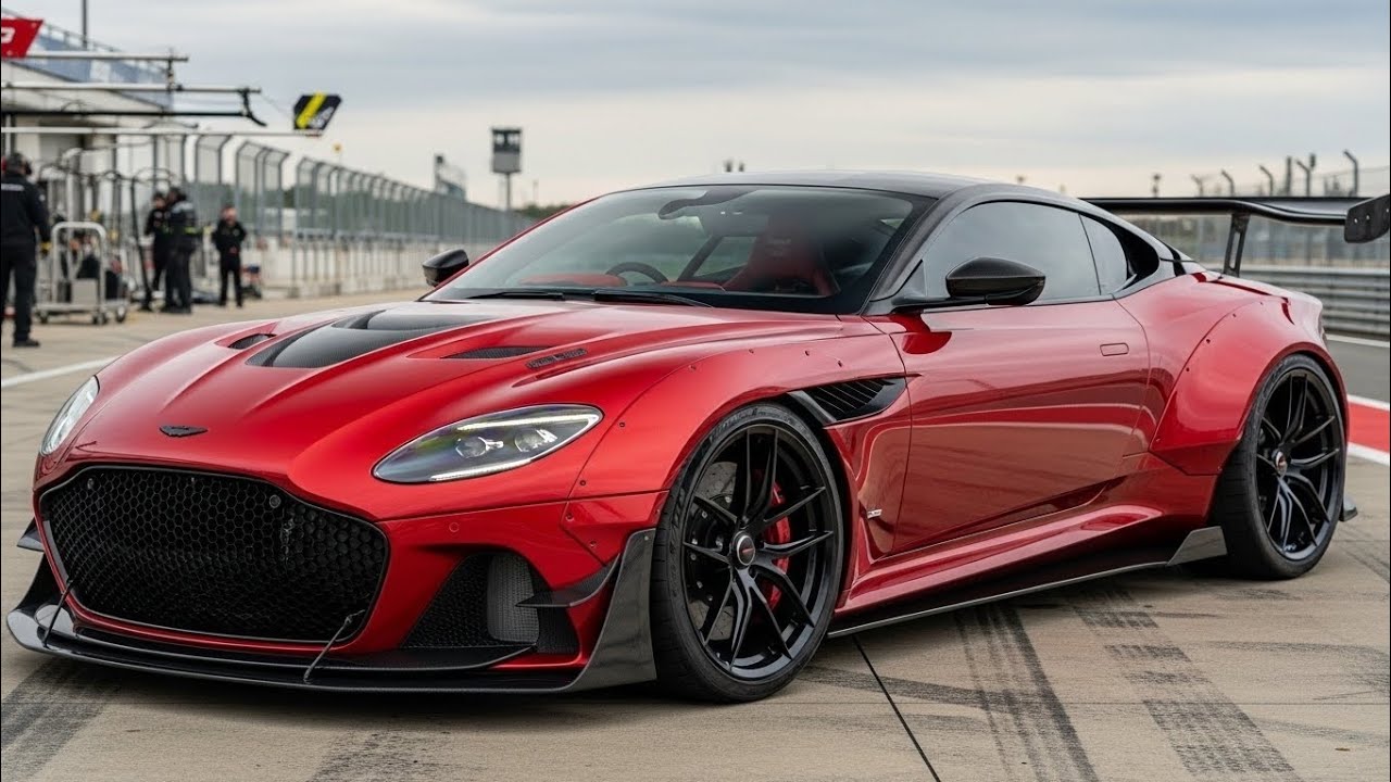 Full modified Aston Martin DBS superleggera 2026 model color in red ♥️ 