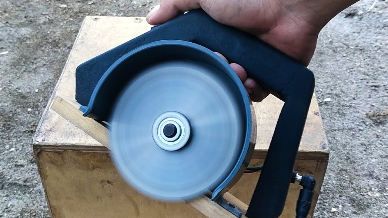 MEMBUAT CIRCULAR SAW PAKAI DINAMO 775