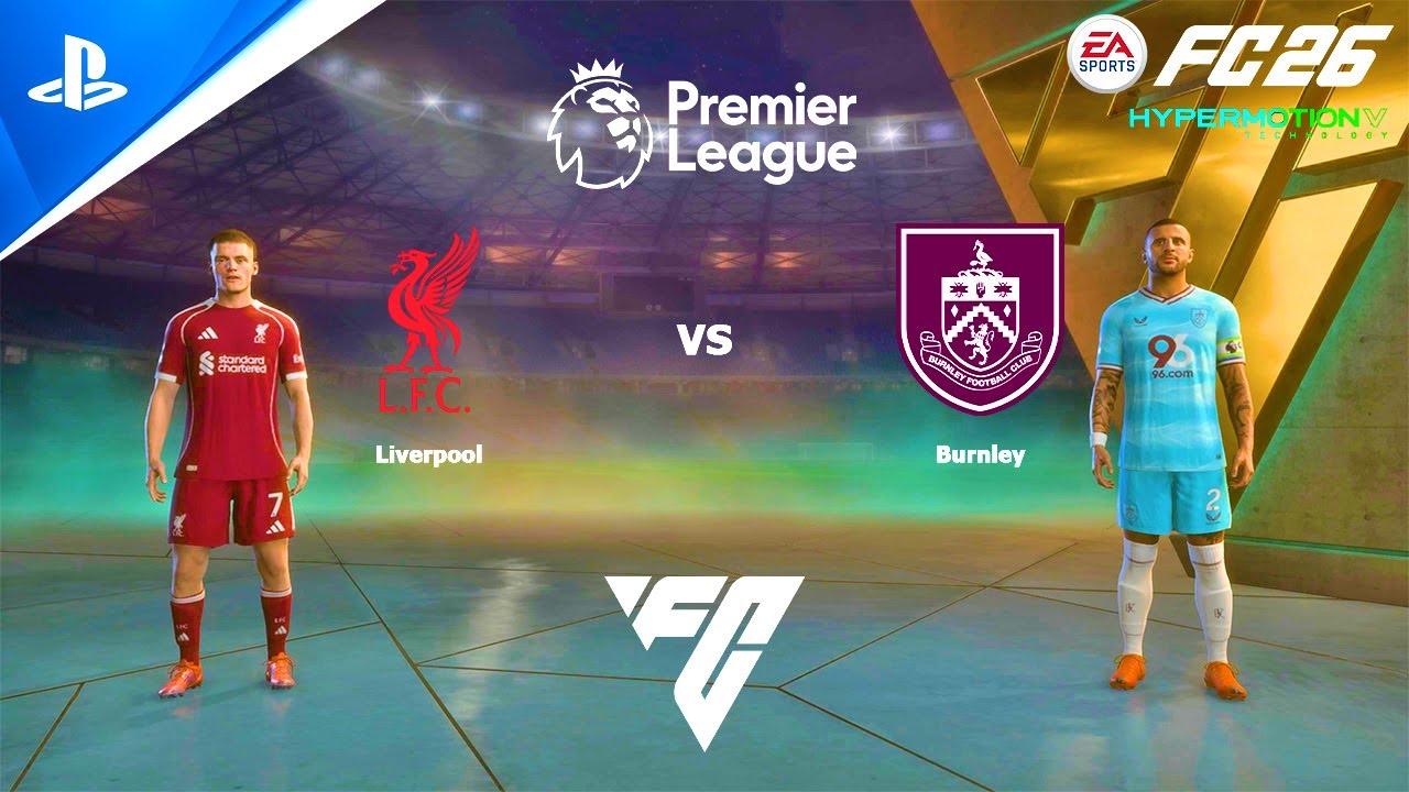 FC 26 PS4 - Liverpool vs Burnley | Premier League 25/26
