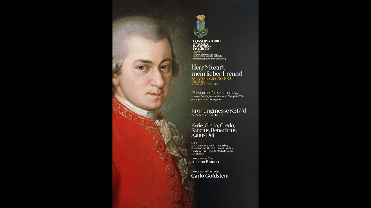 Herr Mozart, mein lieber Freund - Direttore Coro M° Branno, Direttore Orchestra M° Goldstein