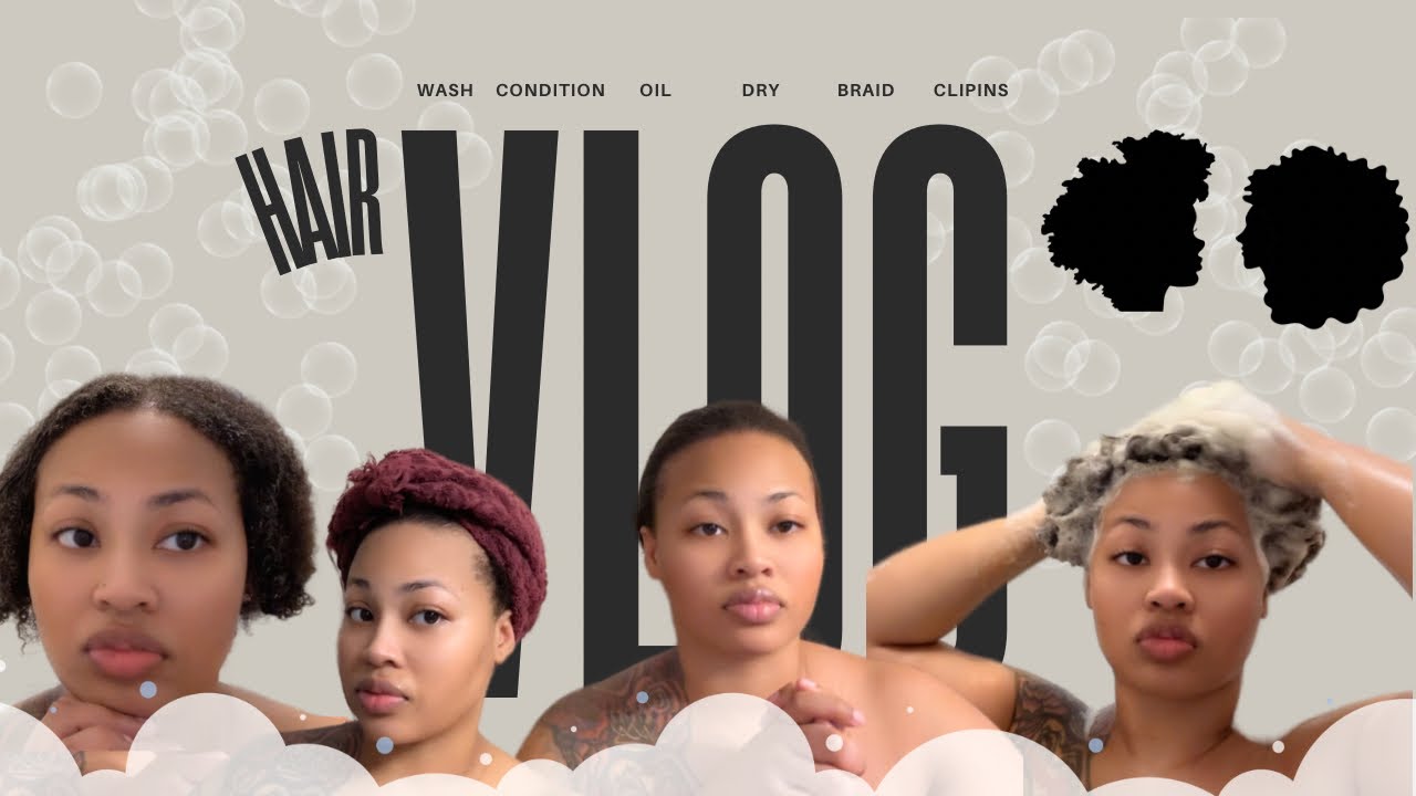 VLOG 🎥 Hair Maintenance x 4c x Coarse Coiled Hair x Wash x Clip-ins x A-Z BONUS