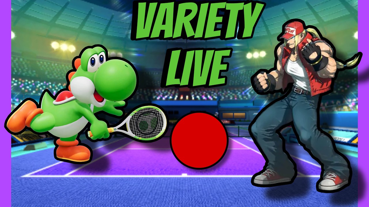Street Tennis Fever - Playing Mario Tennis Fever/Street Fighter 6