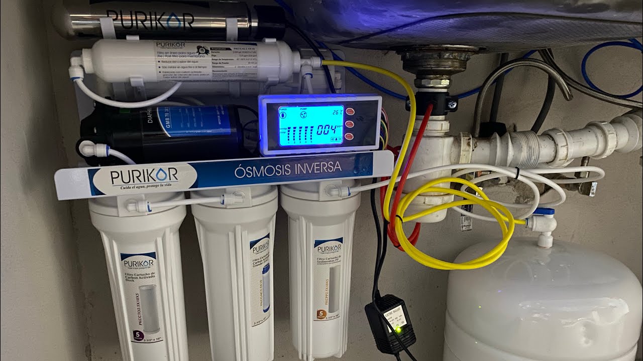 Como instalar un purificador de agua de ósmosis inversa Purikor