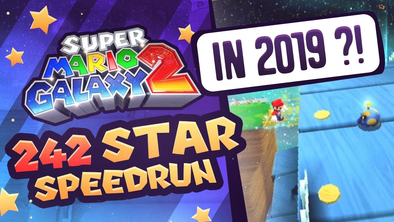 Super Mario Galaxy 2 242 Star Speedrun in 2019 ?!