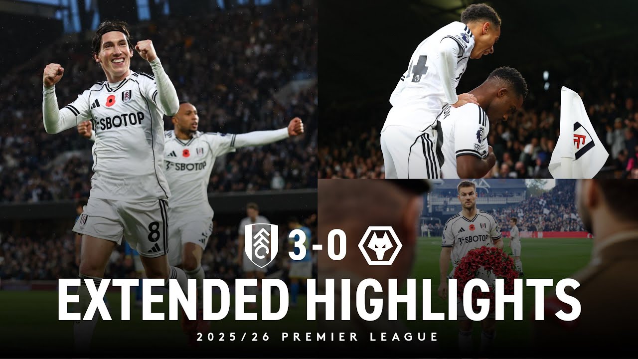 EXTENDED HIGHLIGHTS | Fulham 3-0 Wolves | Wilson and Sessegnon on the scoresheet