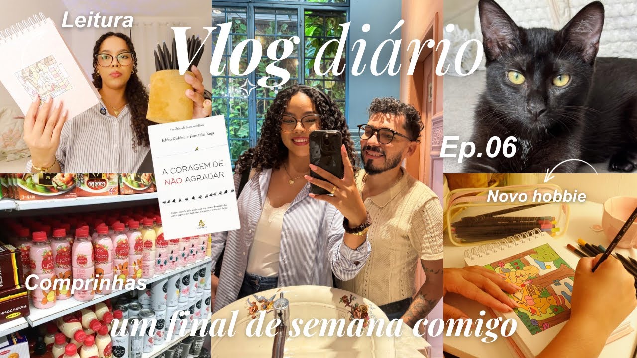 Vlog diário: um final de semana comigo 🌤️| marmitas da semana, comprinhas, rotina capilar, shopping