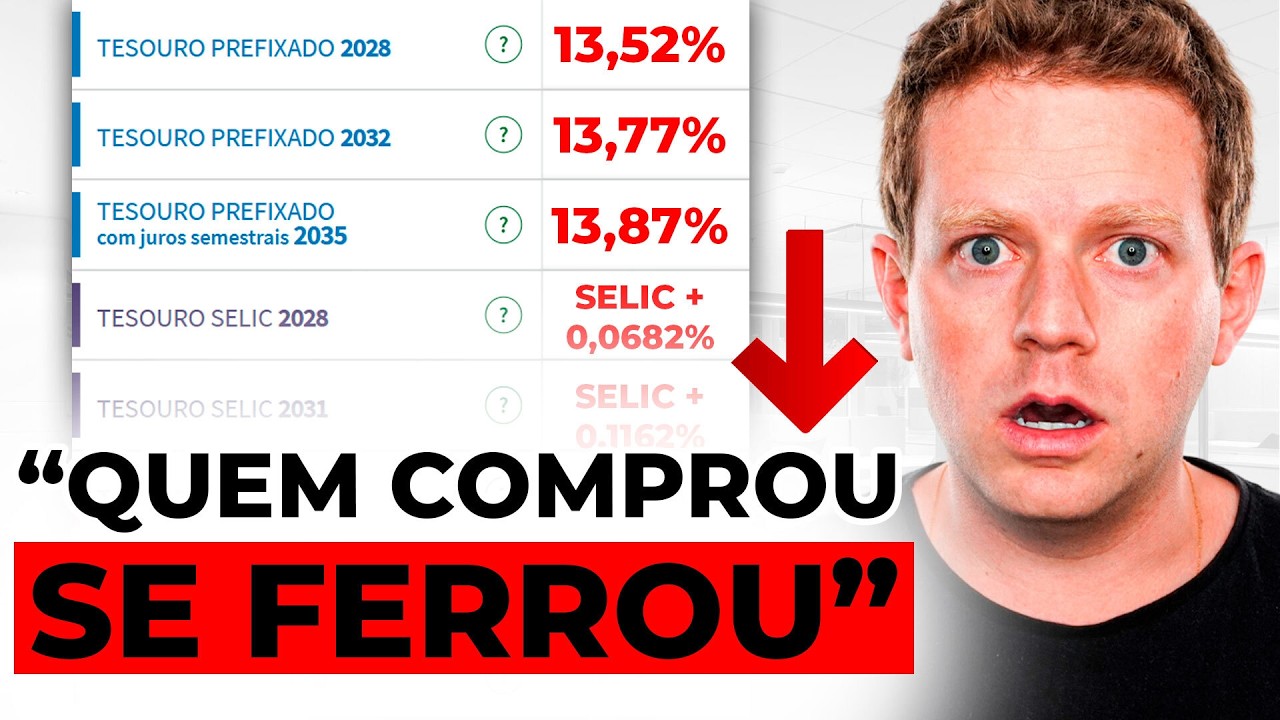 URGENTE: TESOURO DIRETO EM QUEDA LIVRE! A PEGADINHA QUE POUCOS ESTÃO VENDO…