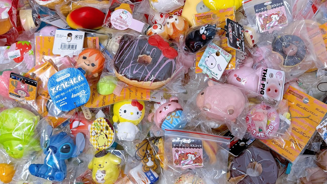 2025 squishy collection | asmr no talking, no music just squishing 