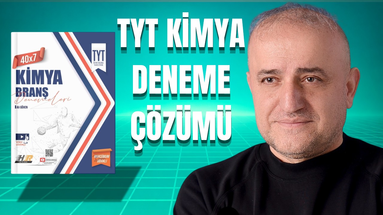 Hız ve Renk Yayınları Kırmızı Deneme -8 | TYT- MSÜ Kimya Full Tekrar Tadında Deneme Çözümü