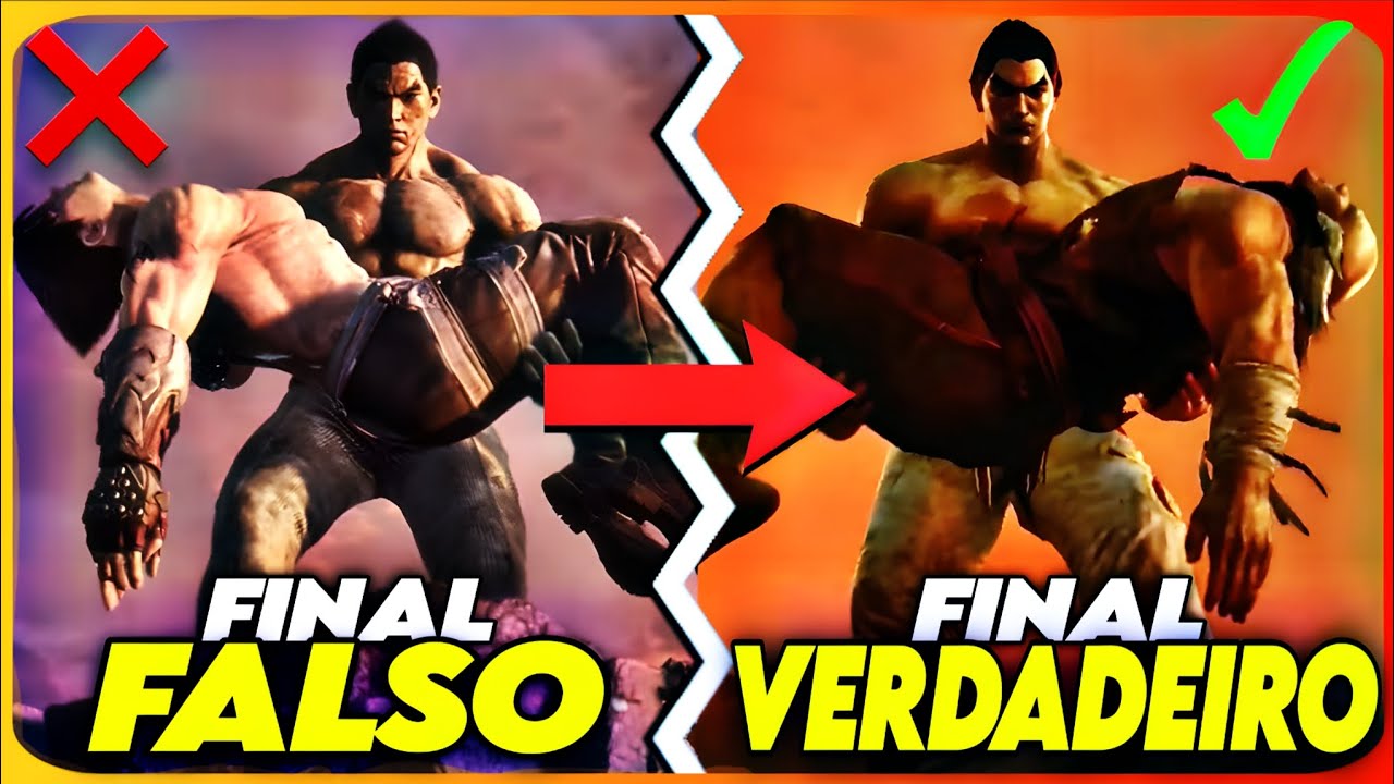 OS VERDADEIROS FINAIS CANÔNICOS DE TODOS OS TEKKENS!