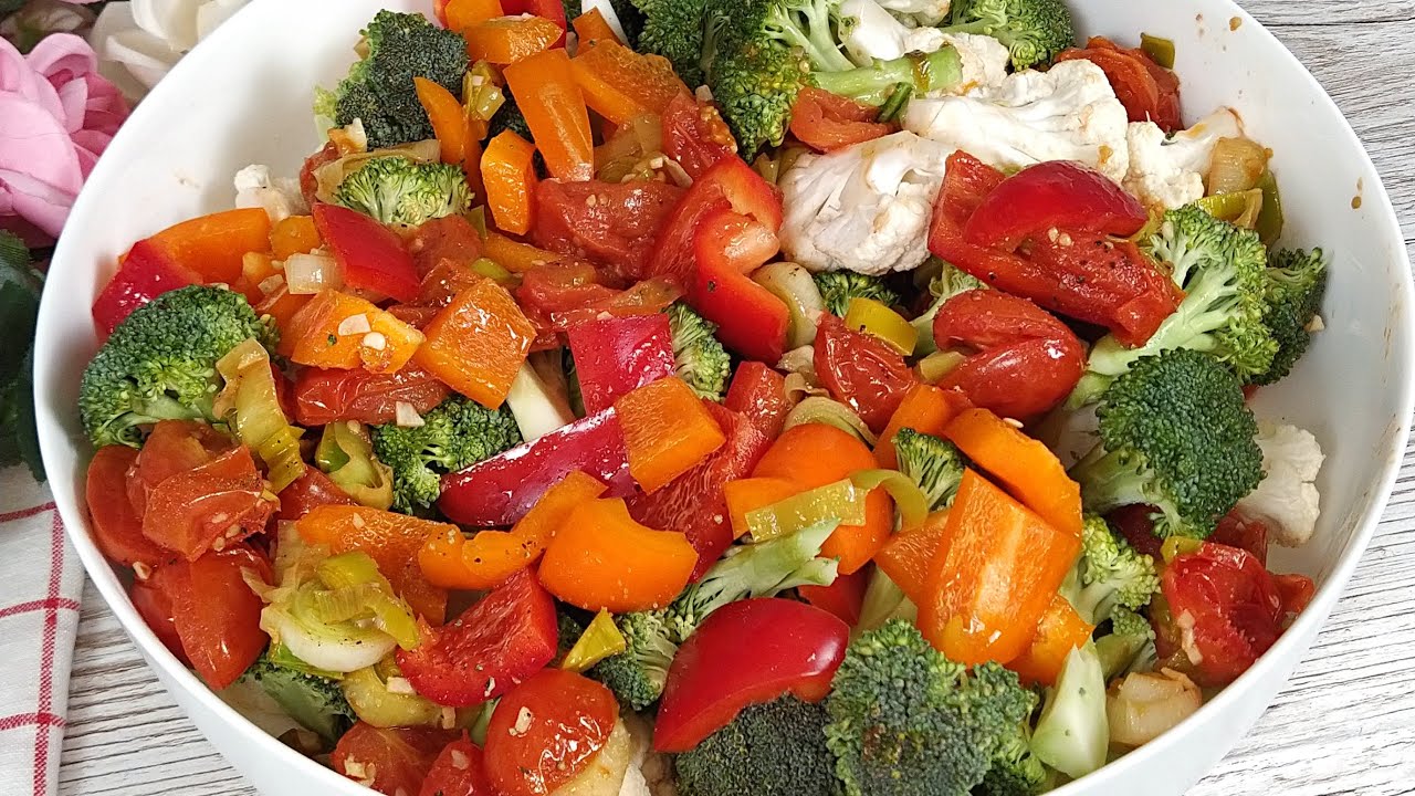 Невероятно вкусные и легкие овощи в духовке. Полезный рецепт! Так быстро и так вкусно!!! № 24
