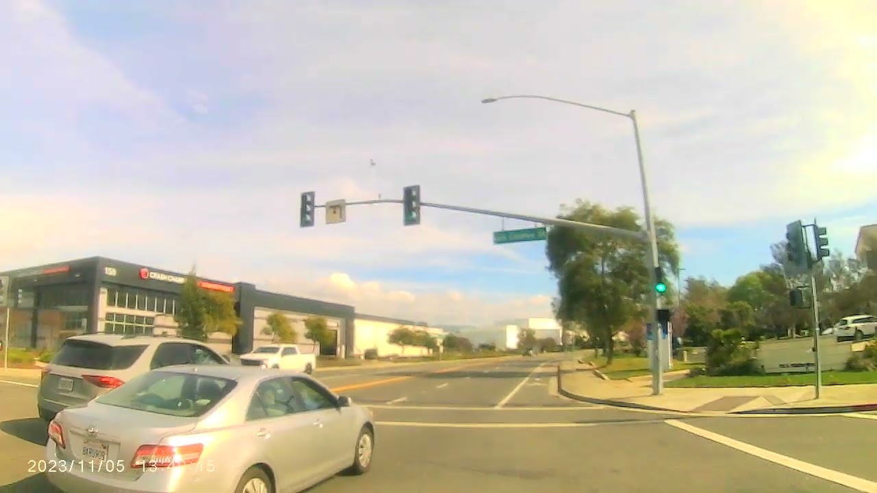 Weekday cloud and warmer weather in California, USA