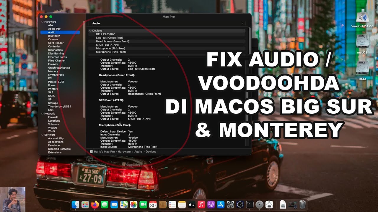 Fix Audio / VoodooHDA di MacOS Big Sur 11.3 - 11.4 & Monterey | OpenCore