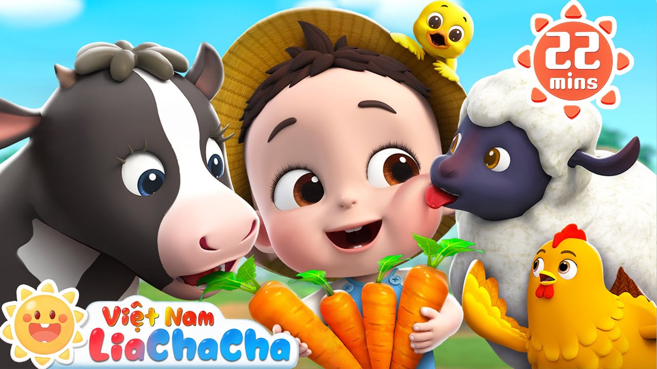 Em bé Lia và ChaCha chơi trong nông trại | Nông trại vui vẻ | LiaChaCha Ca Nhạc Thiếu Nhi Việt Nam