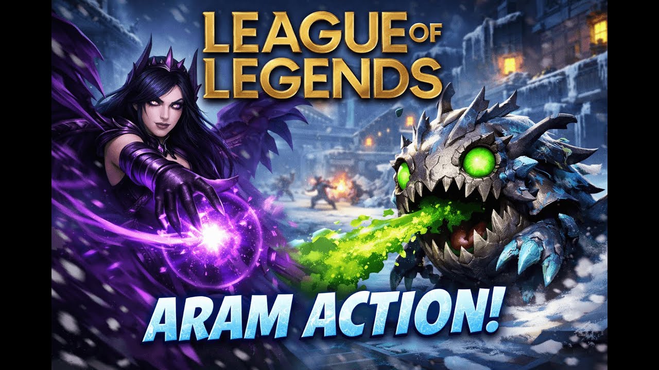 Playing Some League Of Legends Aram