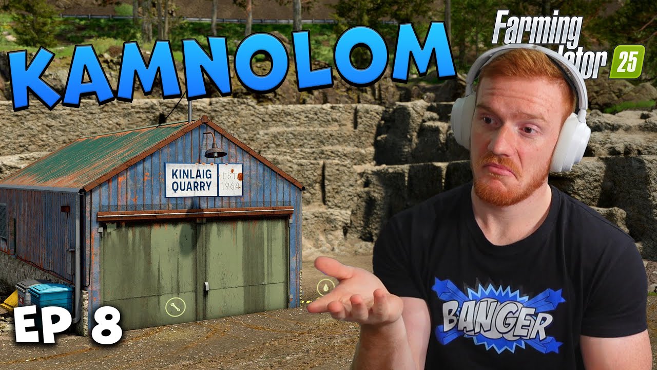 NAJEL SEM SVOJ KAMNOLOM! | FS 25 - Kinlaig | Epizoda 8