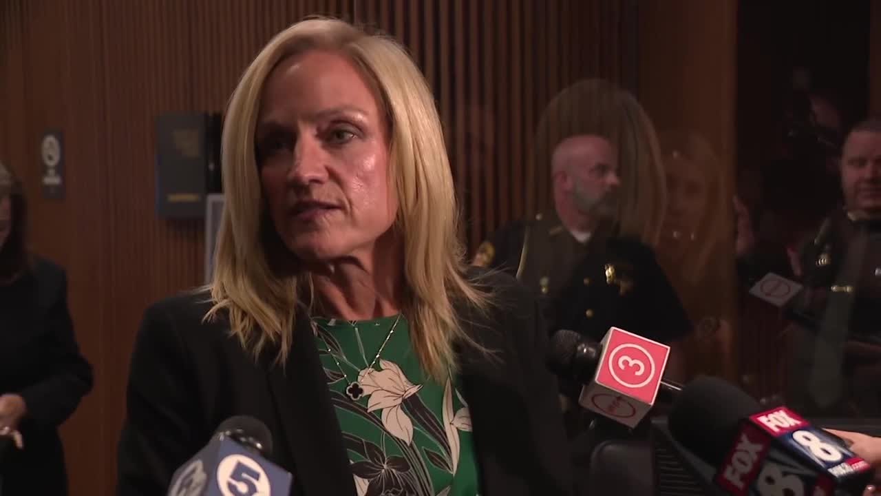 Jefferson County Prosecuting Attorney Jane Hanlin speaks on Bobby George's sentencing