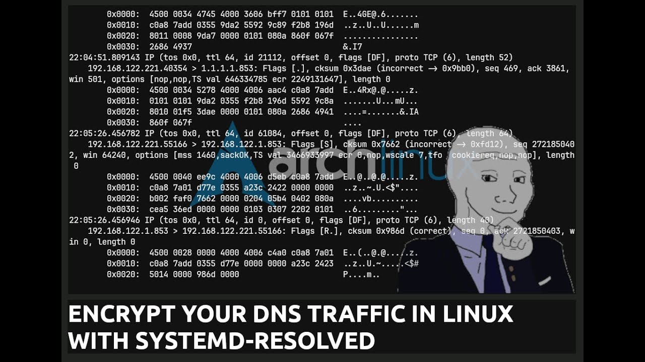 Encrypt your DNS requests using DNS-over-TLS in Linux